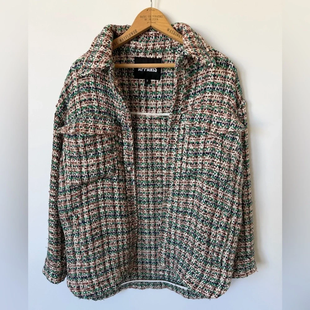 APPARIS Bart Tweed Shacket - Picture 3 of 10